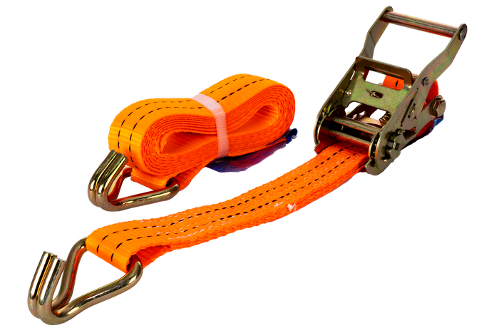 Cinghia di trasporto arancione UNITRAILER 3m/35mm/2t con tenditore