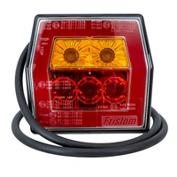 Fanale posteriore a LED FRISTOM FT-122, 3 funzioni universali