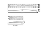 UNITRAILER ALR003 rampa pieghevole in alluminio per rimorchio 221 cm 340 kg con cinghia e supporto