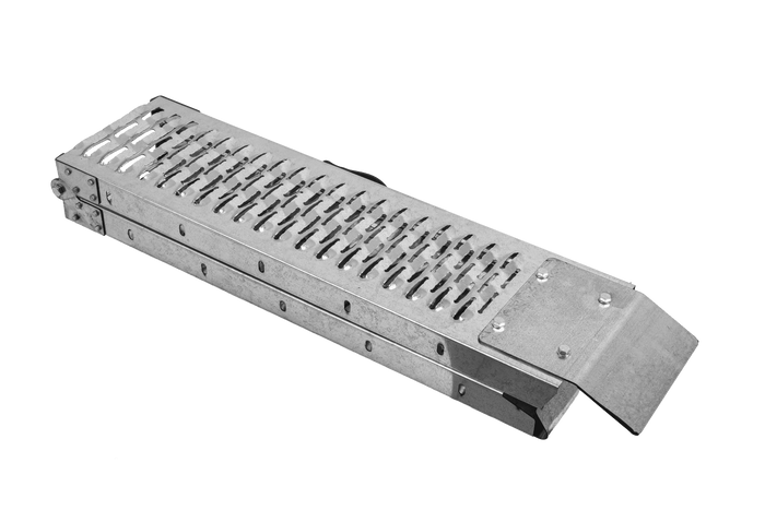 UNITRAILER ALR004 rampa pieghevole in acciaio per rimorchio, 170 cm, 227 kg