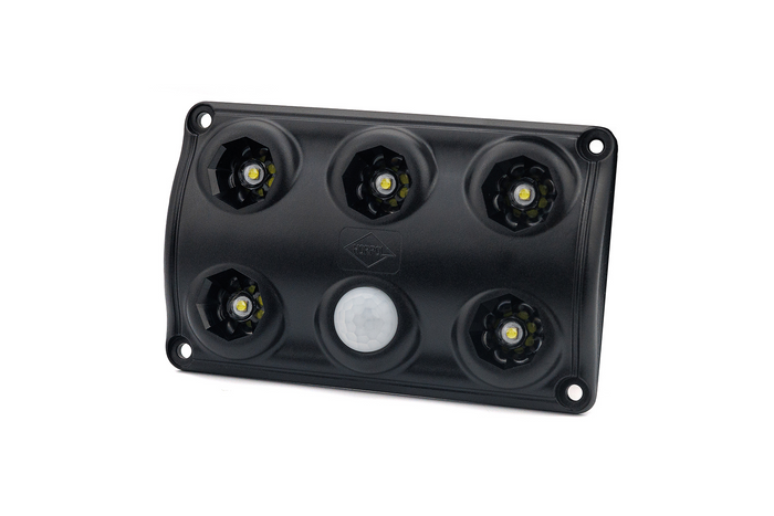 Lampada interna per auto a LED HORPOL LWD2156/CZ da 900 lm, nera, con sensore di movimento.