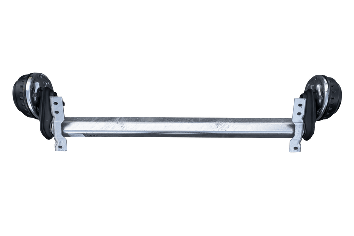 Assale frenato AL-KO COMPACT per rimorchio/carrello portattrezzi 1350kg 1100mm 1550mm 5x112