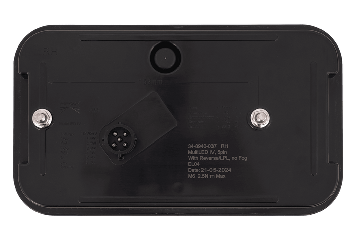 Luce posteriore a LED ASPÖCK MULTILED IV, 6 funzioni, destra