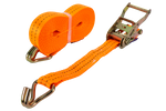 Cinghia di fissaggio UNITRAILER arancione da 10 m/35 mm/2 t con tenditore