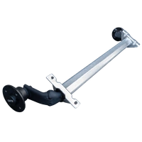 Asse non frenato AL-KO OPTIMA per rimorchio barca 750kg 1070mm 1380mm 4x100
