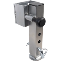 Supporto a manovella estensibile UNITRAILER JL1 per rimorchio pianale da 1500 kg, 346-576 mm