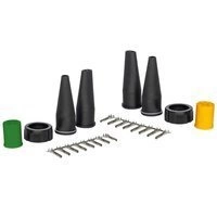 Set: 2 connettori a baionetta ASPÖCK 8 PIN per fanali posteriori 12V