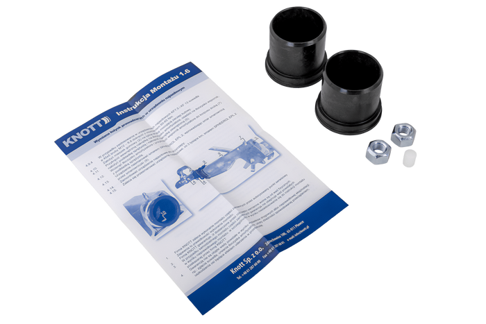 Boccole scorrevoli KNOTT da 44,6 mm per dispositivi di inerzia KF13/KF17/KF20