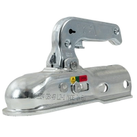 Gancio a sfera STEELPRESS BC-1200C per rimorchio da 1200 kg con timone tubolare da 50 mm