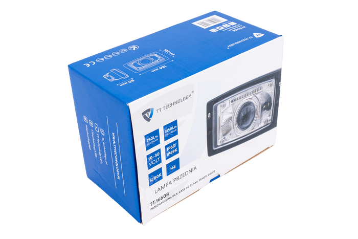 TT Technology TT.16608 Fanale anteriore a LED 3 funzioni 12xLED 3150lm per Fendt