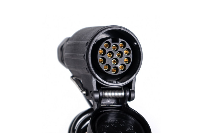 Cavo elettrico a spirale KAMAR E1384 3m 12V spina/presa 13PIN