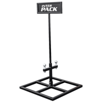 Portabici da gancio traino INTER PACK per 2 portabici 1368mm 800mm