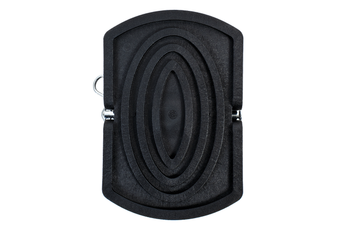 Set di quattro cuscinetti stabilizzatori per rimorchio KNOTT, dimensioni 18x14x4,5 cm.