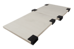 Set di due ripiani per la cassetta degli attrezzi DAKEN ARKA 81209, scomparto 430x380mm e 430x340mm