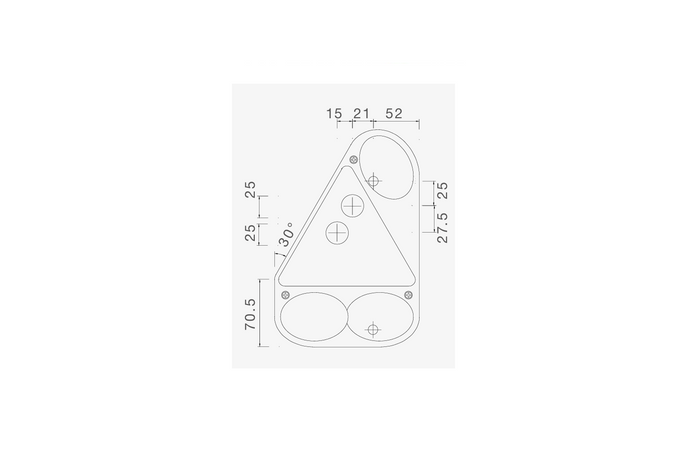 Copertura fanale posteriore ASPÖCK 18-8448-107 EARPOINT III destra