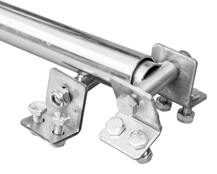 Sollevatore a manovella UNITRAILER con maniglie per ribaltare e scaricare un rimorchio per auto da 1000 kg 500-865 mm