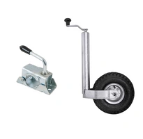 Ruotino di appoggio con morsetto KNOTT TK48+LB48 150kg 48mm 500-720mm