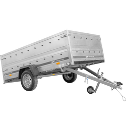 Rimorchio per auto 264x150 UNITRAILER GARDEN 265 KIPP con sponde BIS