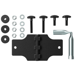Adattatore a T n. 364 (guide per barre in alluminio) per portabici Peruzzo 