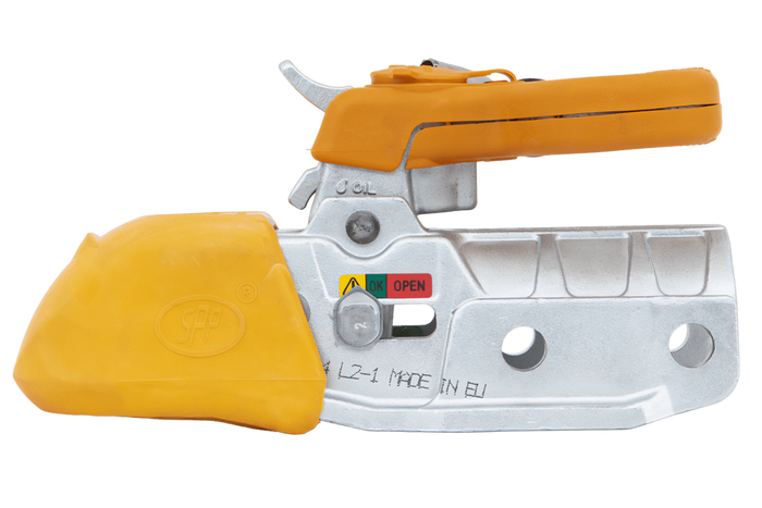 Gancio a sfera STEELPRESS BC-3500E-00-02+SD per rimorchio da 3500 kg con barra di traino in ghisa da 60,5 mm