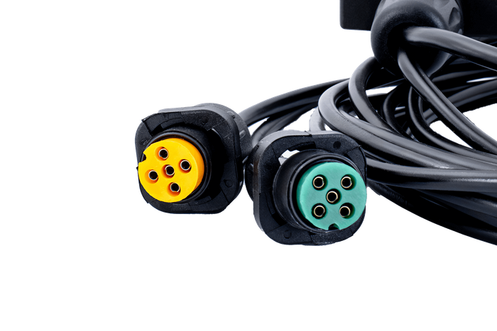 Luci posteriori ASPÖCK MULTIPOINT V + cablaggio MANTES 4,1m 7 PIN