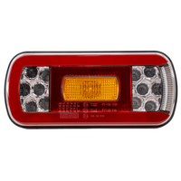 Fanale posteriore a LED FRISTOM FT-130 PM, 6 funzioni, universale