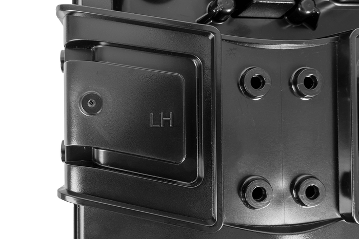 Faro anteriore a LED ASPÖCK LuxLED II con 7 funzioni, connettore DEUTSCH DT06-6S a 6 pin, lato sinistro.