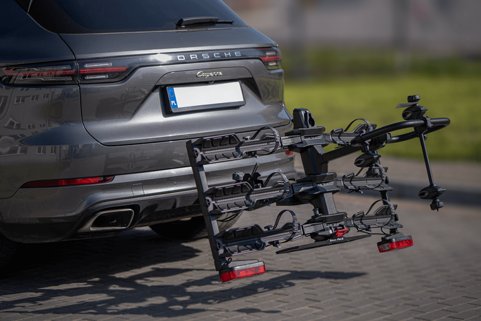 Inter Pack Spider 3 Lite - portabici da gancio traino per 3 bici