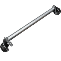 Assale frenato AL-KO COMPACT per rimorchio/carro attrezzi 1350kg 1350mm 1800mm 5x112