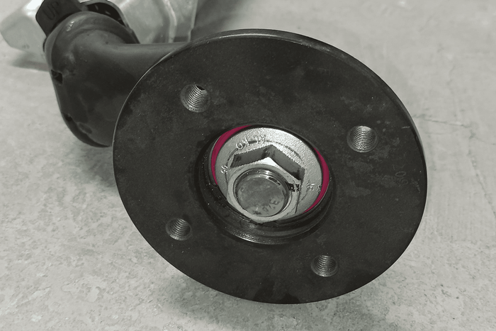 OUTLET AL-KO OPTIMA assale non frenato per rimorchio 750 kg 1200 mm 1700 mm 4x100