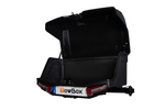 Towbox Camper Alpha LED nero (lungo) - box portabagagli da montare sul gancio di traino
