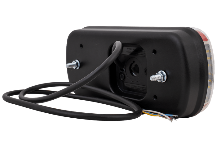 Fanale posteriore a LED FRISTOM FT-130 COF, 6 funzioni, universale