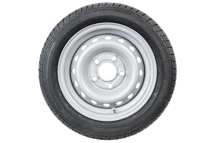 OUTLET Ruota per rimorchio rinforzata PNEUMATICO GT Radial 195/50 R13C 104/101N CERCHIO KENDA 6Jx13"H2 5x112 ET:30