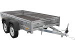 RIMORCHIO LEGGERO SENZA FRENI 264X125 CM UNITRAILER GARDEN TRAILER 264/2 KIPP