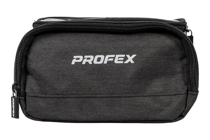Borsa da telaio per bicicletta PROFEX 93015 con 2 tasche e custodia per cellulare
