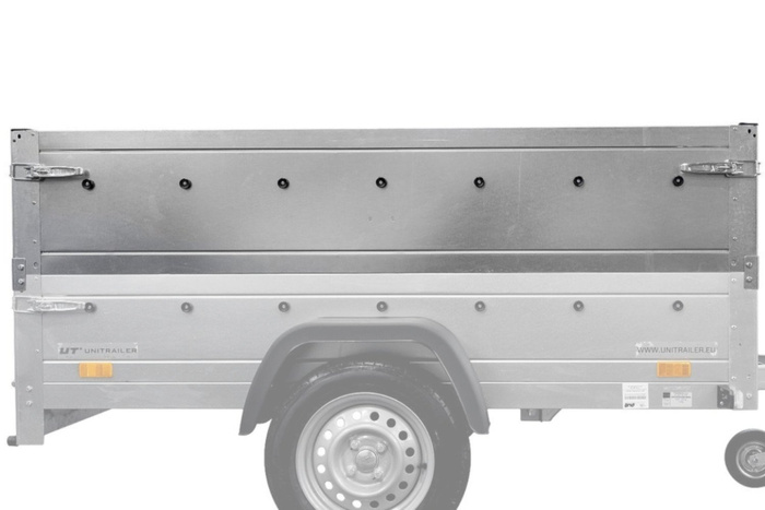 kit di sovrasponde in acciaio per rimorchi Garden Trailer 150 kipp new