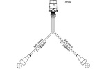 Fanali posteriori FRISTOM FT-270 LED CANBUS + cablaggio MANTES 7m 7 PIN