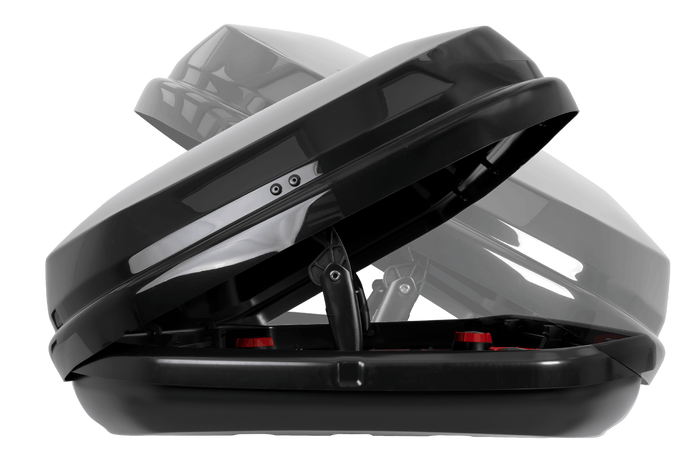 Box da tetto Atera Casar XL, nero metallizzato