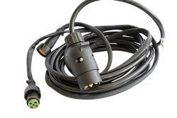 MANTES cablaggio rimorchio impianto elettrico 7m 7 PIN SPINA BAIONETTA 2x 5 PIN
