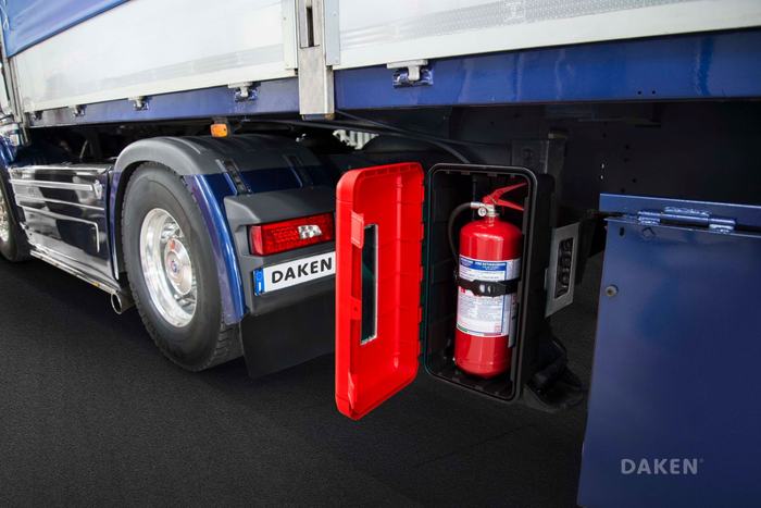 Scatola portaestintore 9/12kg DAKEN 82190 REGON 865x335x240mm rosso