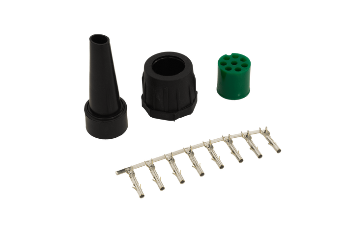 Connettore a baionetta Mantes 8 PIN destro verde