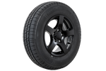 Ruota per rimorchio rinforzata KENDA PNEUMATICI 185/80 R14C 104/102N CERCHIO IN ALLUMINIO STARCO nero 5,5Jx14"H2 5x112 ET:30