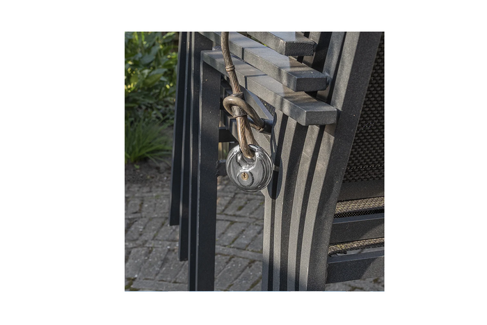 Set di due lucchetti rotondi ProPlus 341319S, con disco, 70 mm