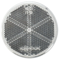 Riflettore autoadesivo rotondo bianco WAŚ 61mm luce riflettente