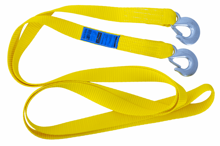 Cavo di traino con ganci UNITRAILER cinghia di traino 5m/50mm/7,5t gialla