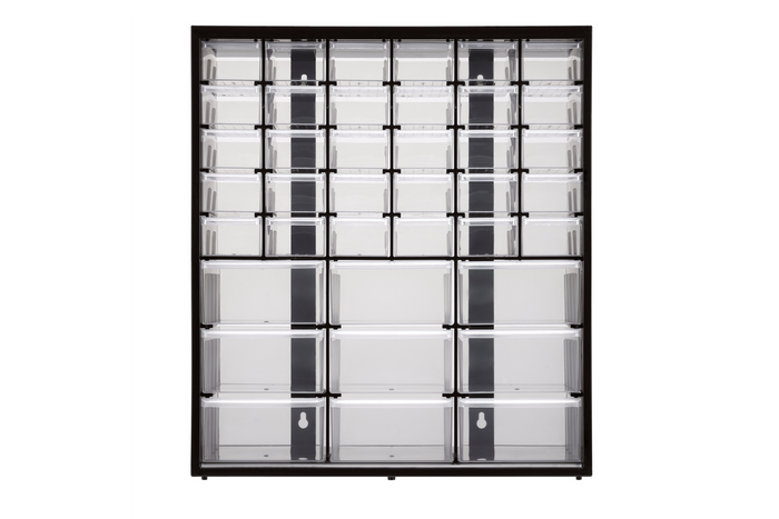 Organizzatore per officina con 39 cassetti, mobiletto STANLEY in OPP, 367x435 mm