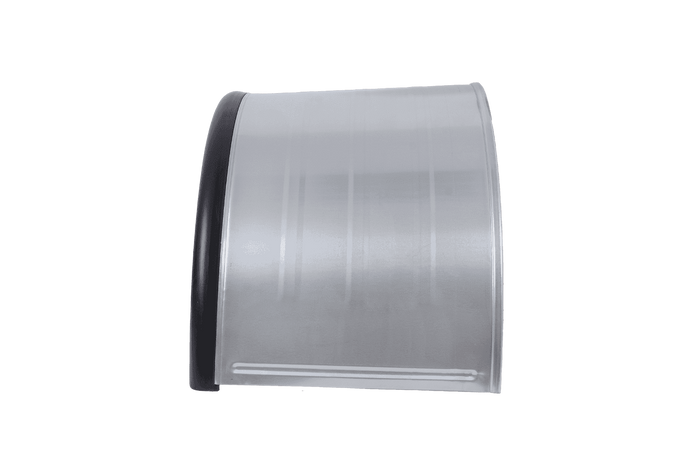 Parafango doppio per rimorchio 17,5-19,5" DOMAR DK7140 passaruota 1000/500mm in metallo con bordo in gomma