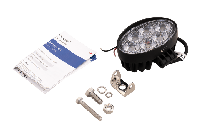 Riflettore per lampada da lavoro a LED TT TECHNOLOGY TT.13325 24xLED 1920lm ovale