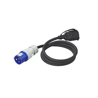 Adapter kempingowy kabel 150 cm 3 x 2,5 mm2 z wtyczką CEE do gniazda ze stykiem ochronnym