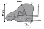 Copertura di protezione per giunti di carrelli e roulotte